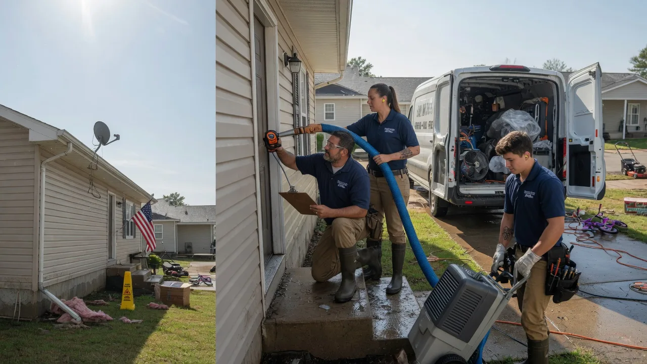 Ceiling Water Damage Restoration in Caldwell, OH near me